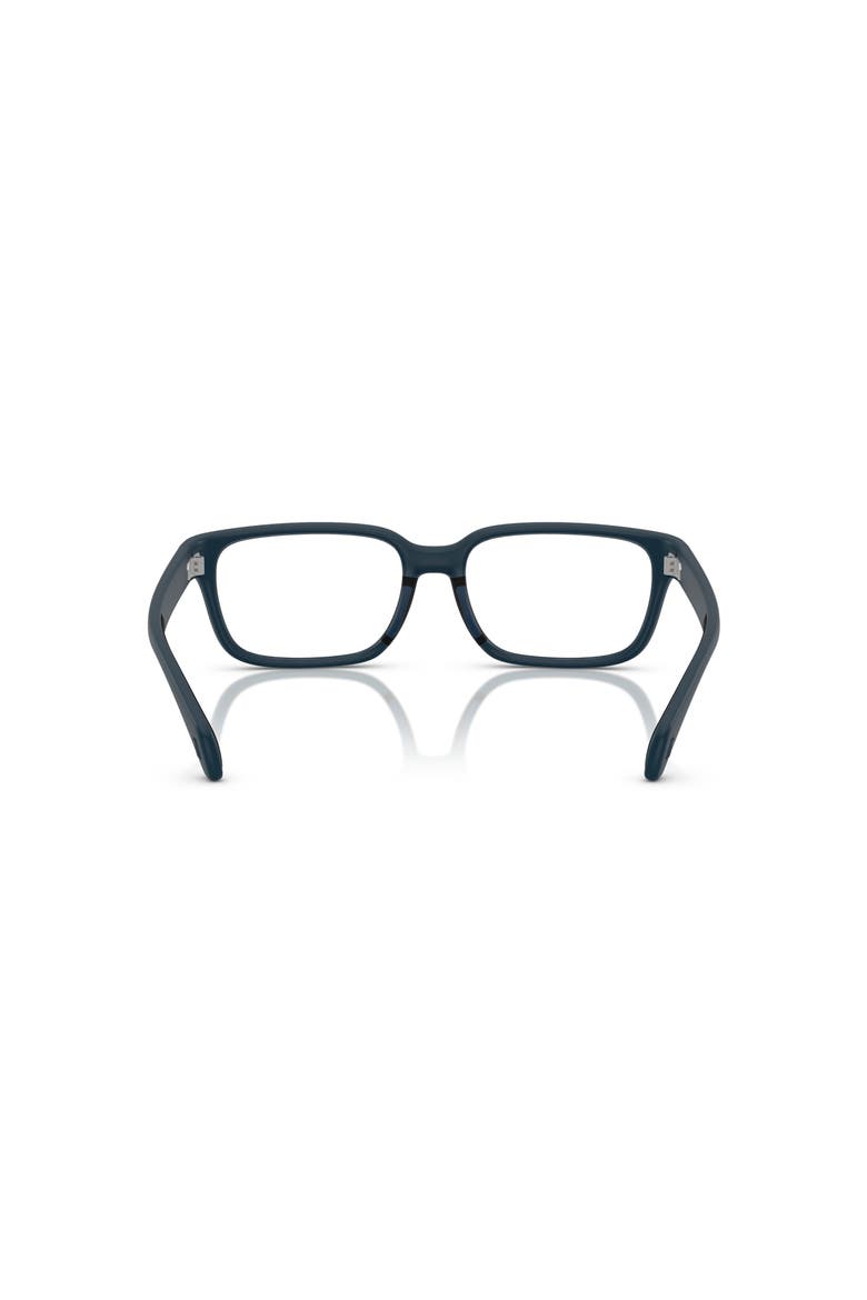 57mm Rectangle optical glasses, Alternate, color, Blue