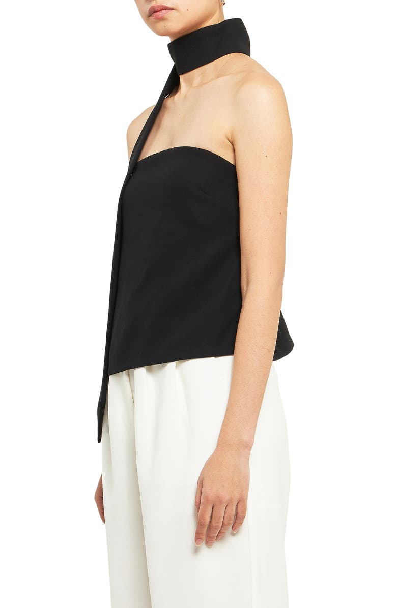 Grey Lab Choker Tie Top, Alternate, color, 