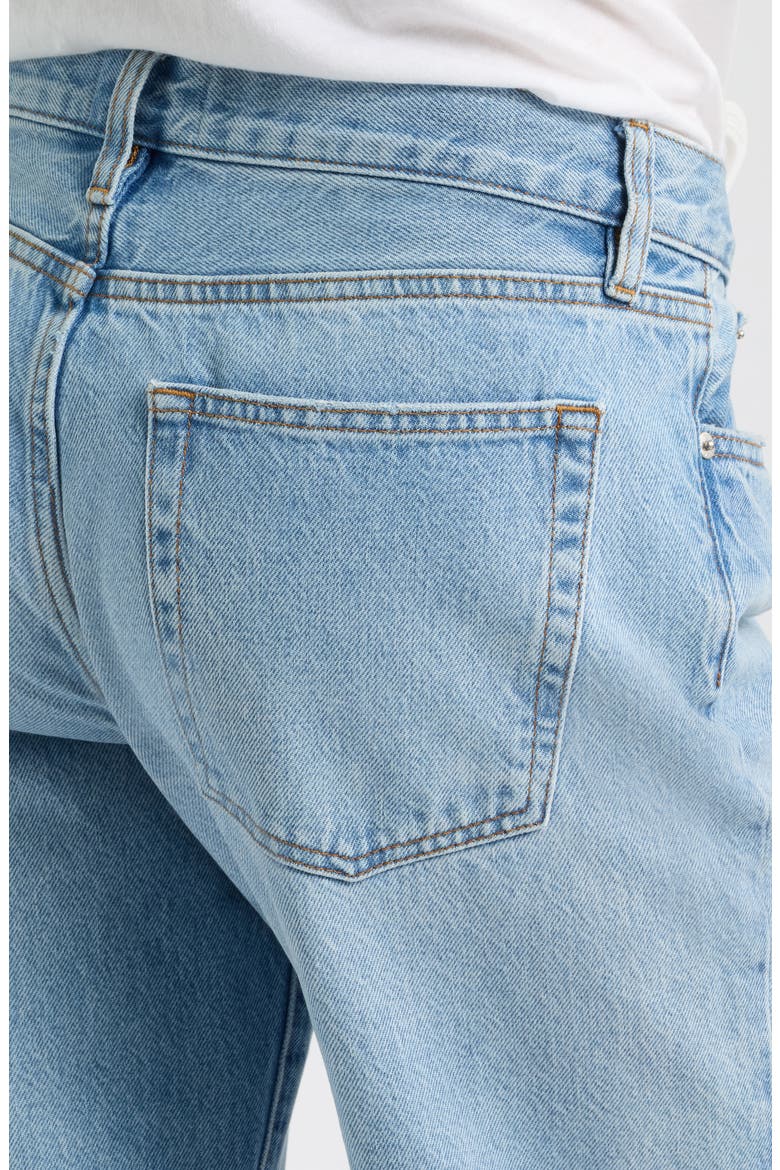 The Gray Wide Leg Jeans, Alternate, color, DODGER OFFSET HEM