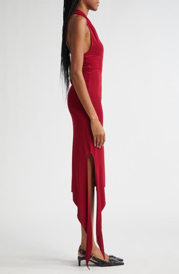 Courrèges Slash One-Shoulder Crepe Dress | Nordstrom