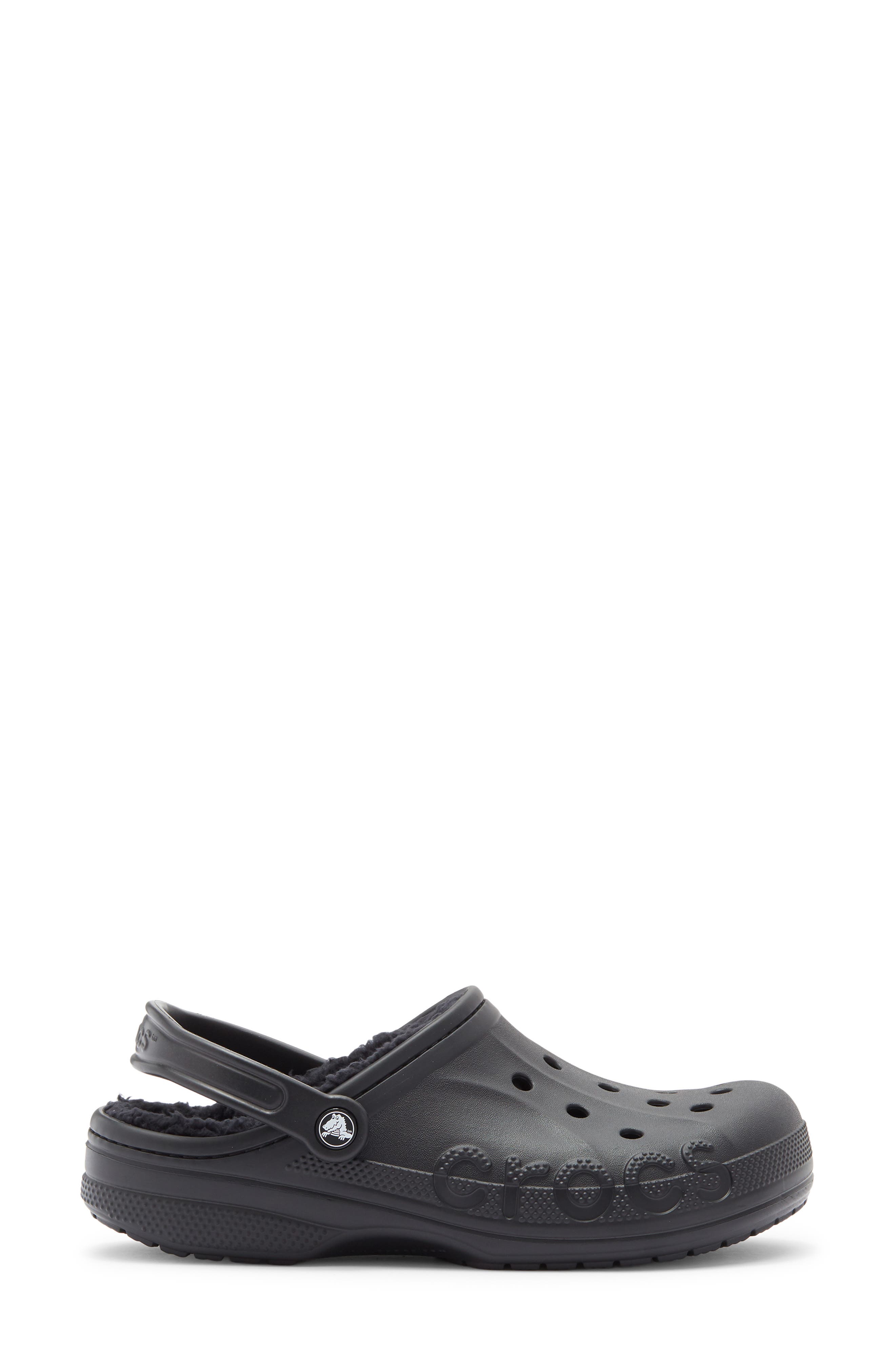 CROCS Baya Faux Fur Lined Clog, Alternate, color, 