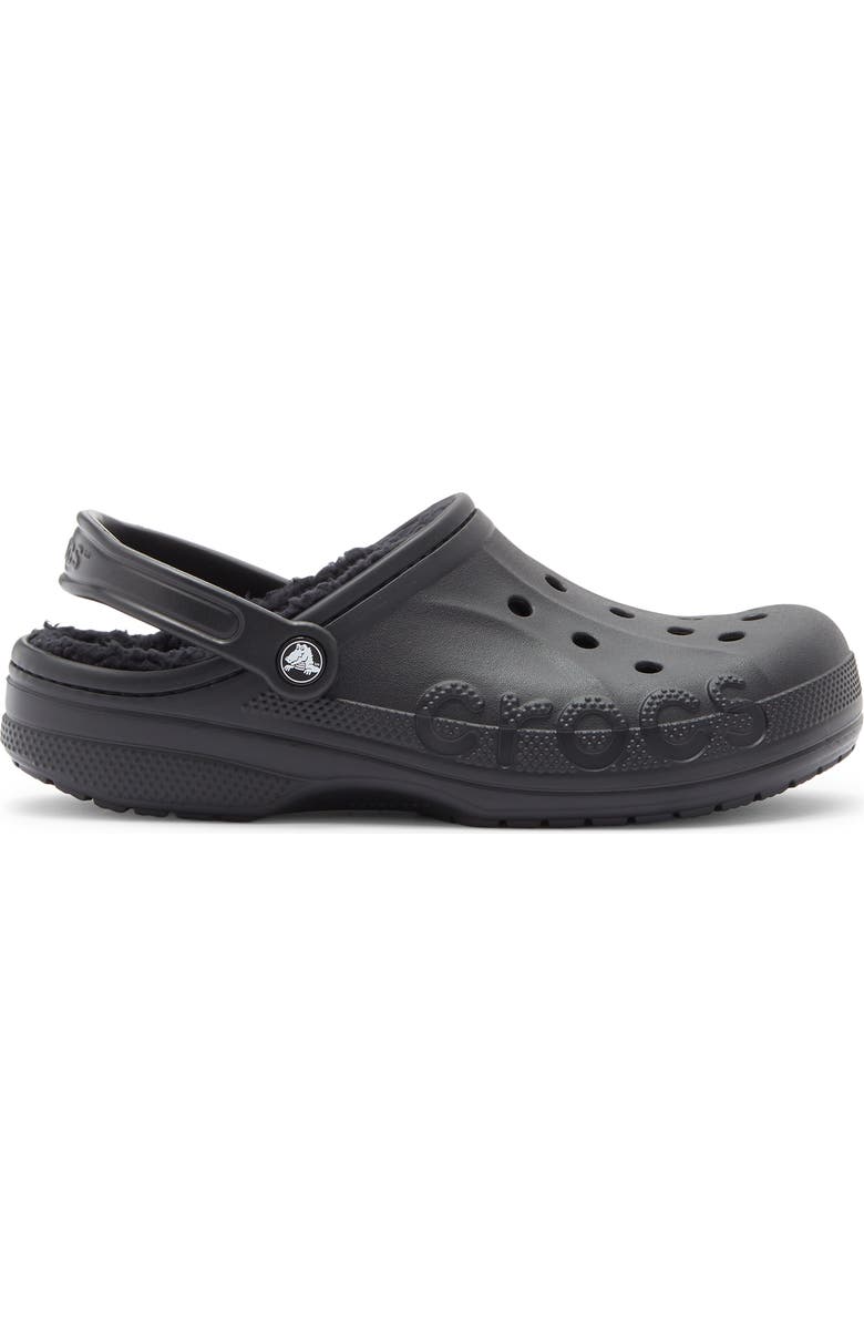 CROCS Baya Faux Fur Lined Clog, Alternate, color,