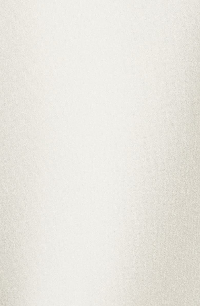 Anne Klein Cool Crepe Open Front Jacket, Alternate, color, White Dove