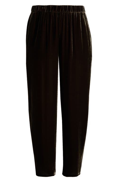 Eileen Fisher Velvet Lantern Ankle Pants