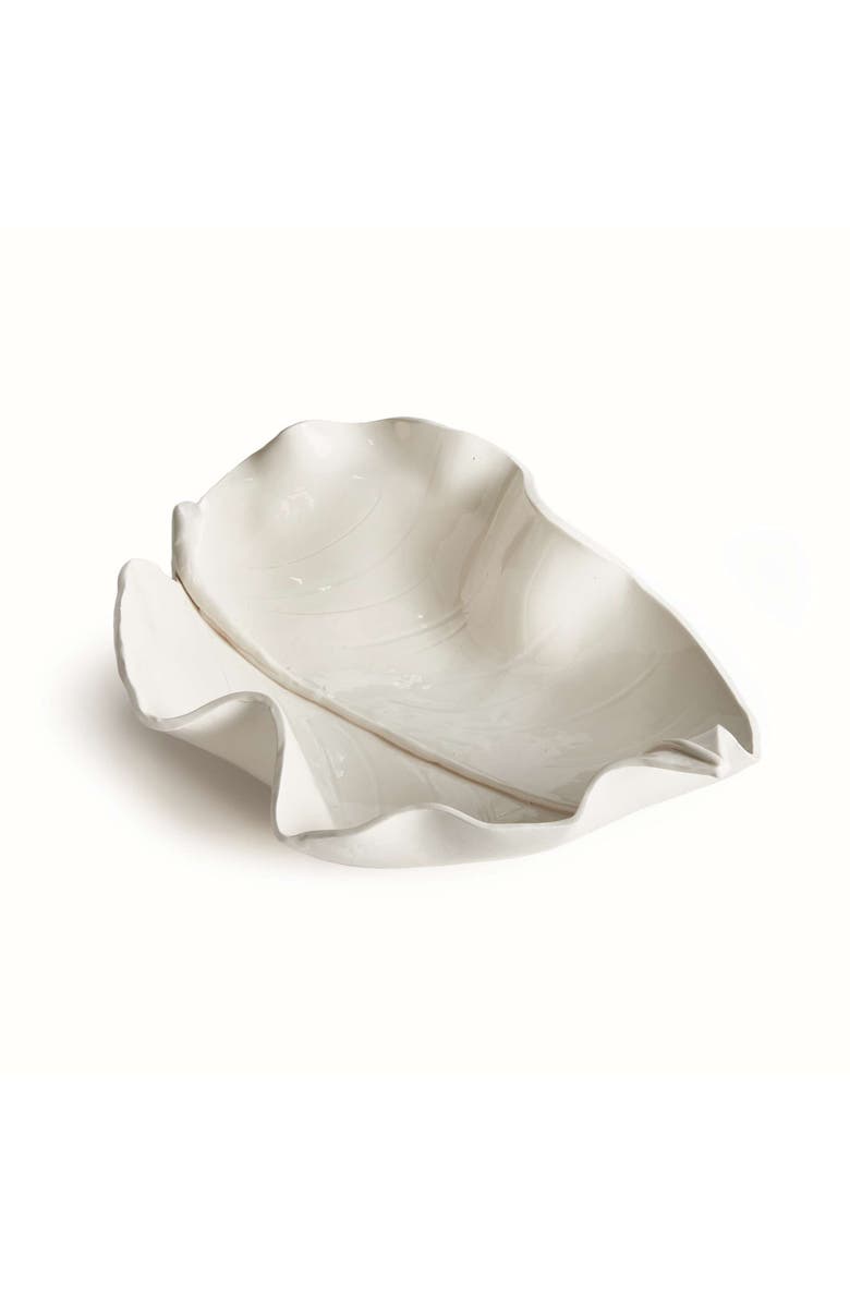 Napa Home & Garden Moricento Leaf Sculpture, Main, color, White