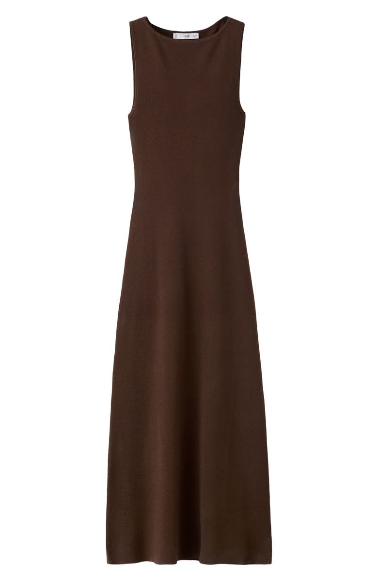 MANGO Sleeveless Knit Midi Dress, Alternate, color, 