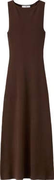 MANGO Sleeveless Knit Midi Dress