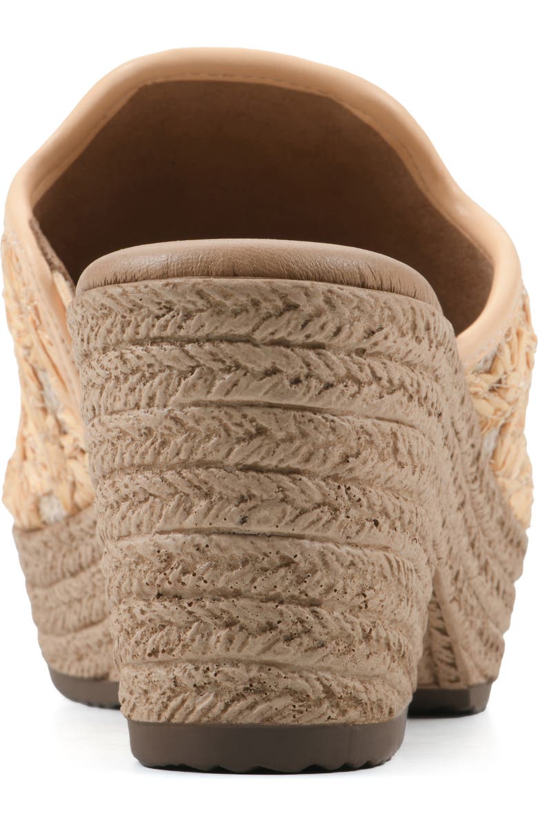 CLIFFS BY WHITE MOUNTAIN Bizzie Platform Wedge Espadrille Sandal, Alternate, color, Mustard/ Fabric