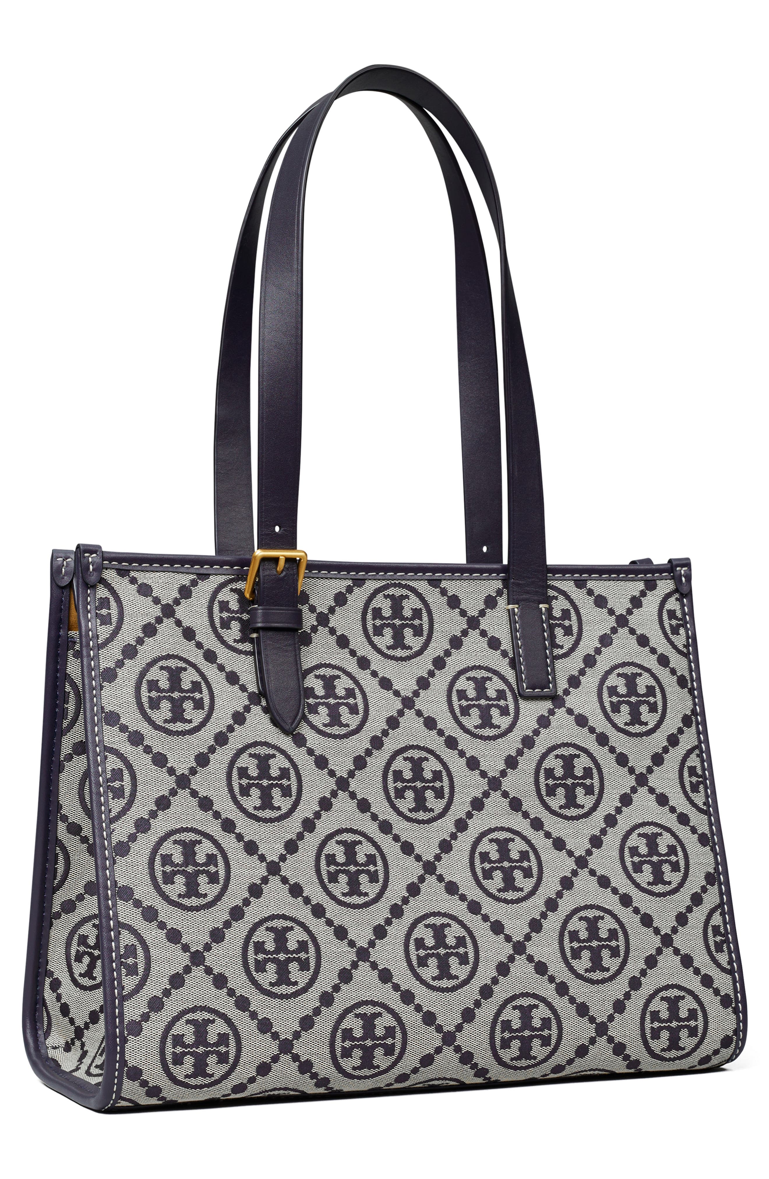 Tory Burch T Monogram Small Jacquard Tote, Alternate, color, 