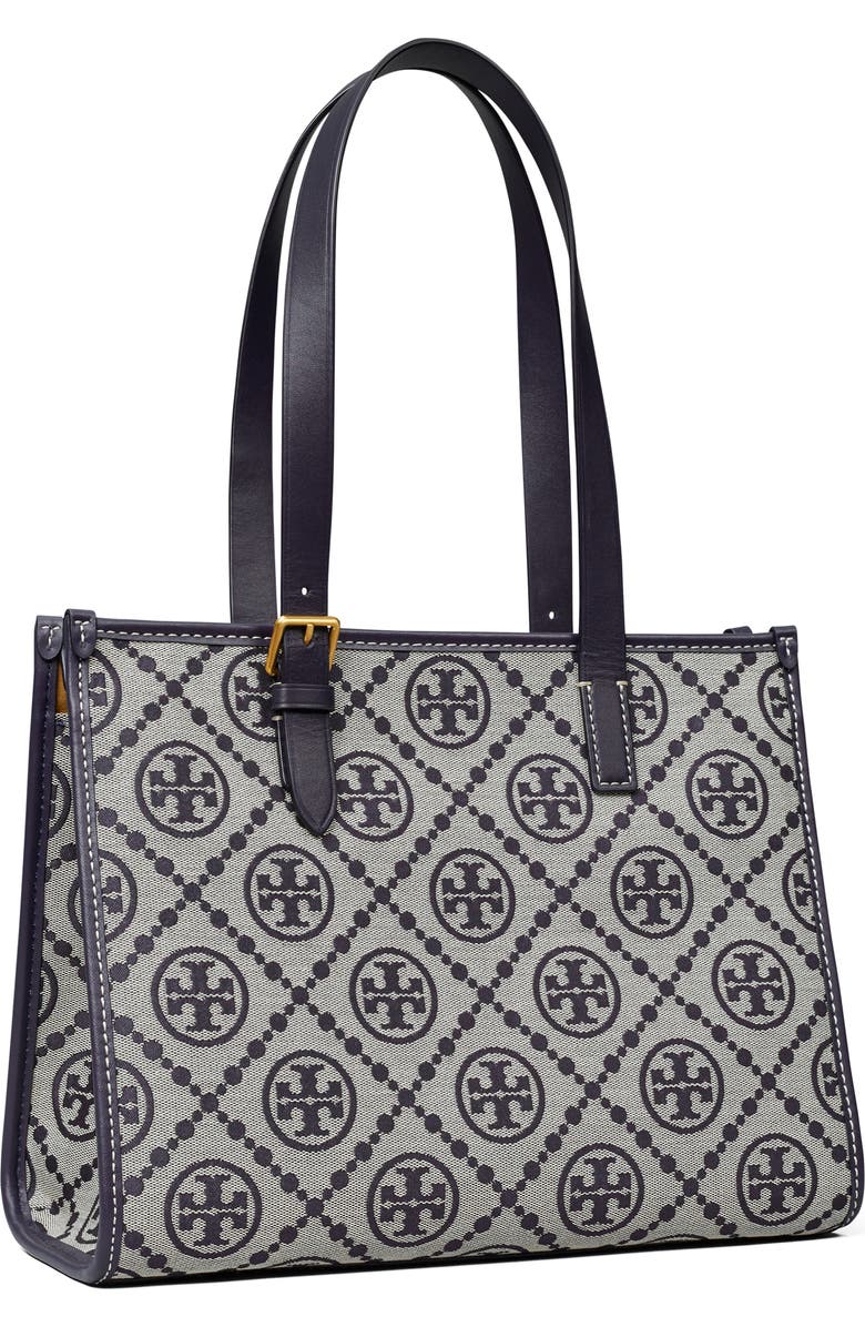 Tory Burch T Monogram Small Jacquard Tote, Alternate, color,