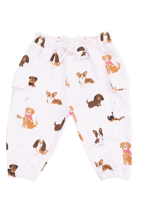 Kids' Best Friend Dog Print French Terry Pants (Baby & Toddler)