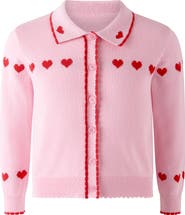 Rachel Riley Heart Intarsia Cardigan