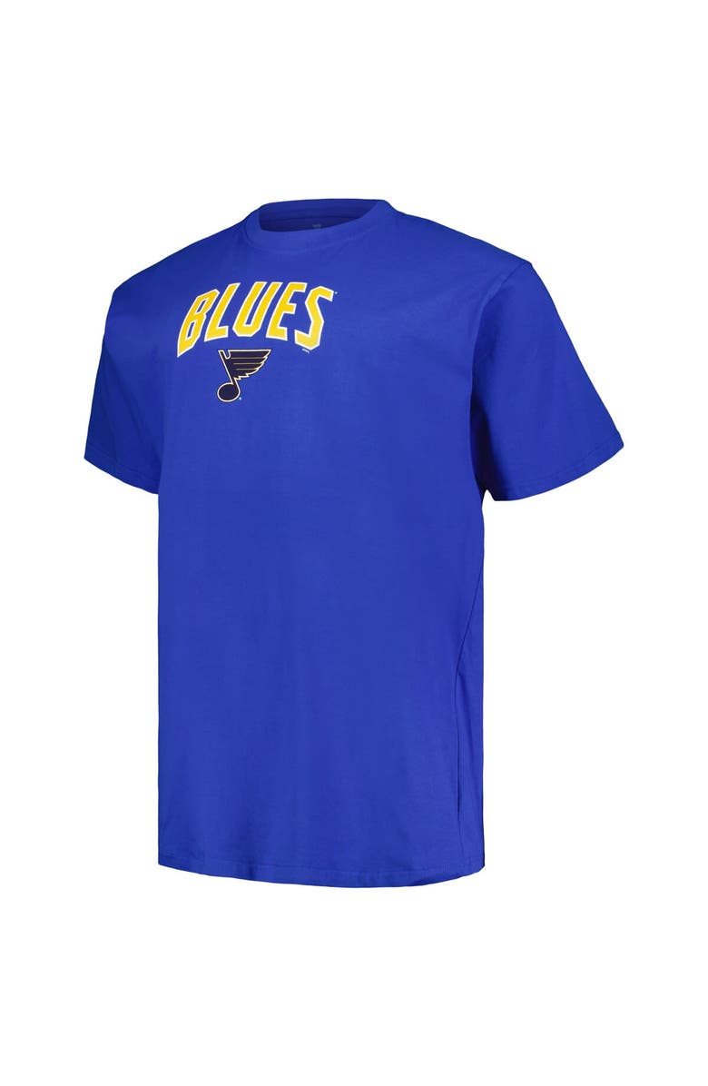 PROFILE Men's Profile Blue St. Louis Blues Big & Tall Arch Over Logo T-Shirt, Alternate, color, Blue