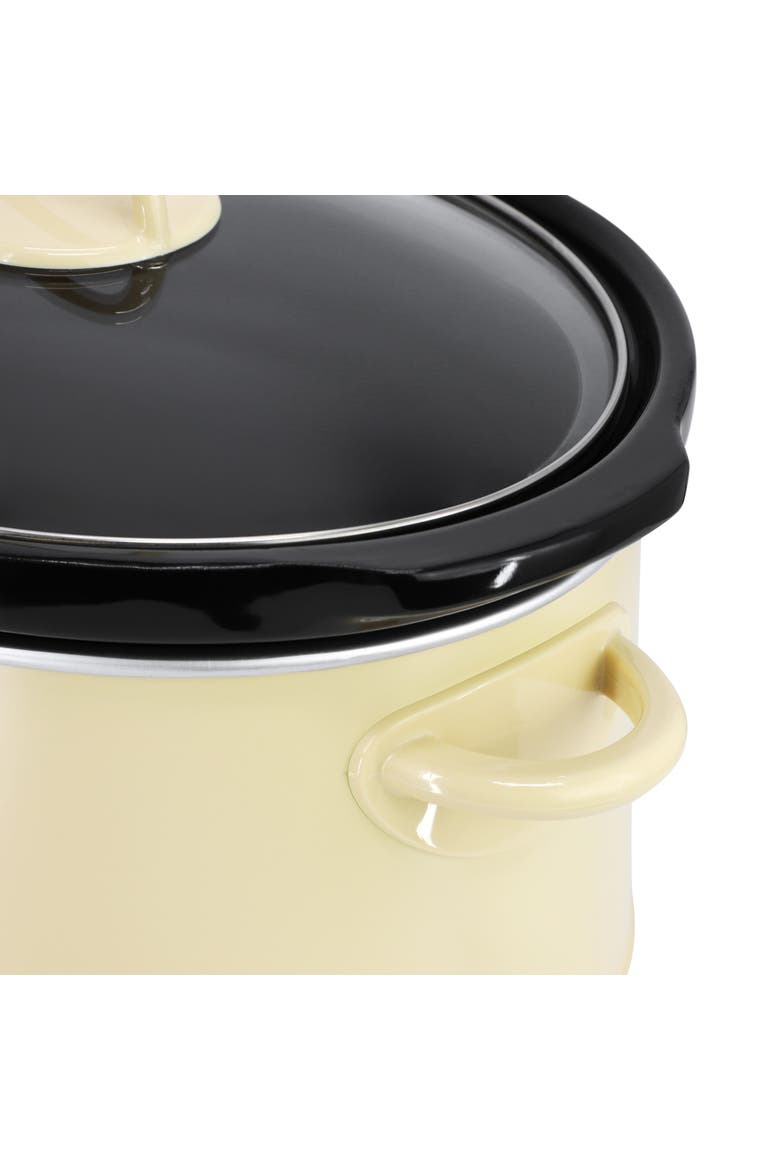 3.7 Quart Electric Slow Cooker, Alternate, color, White