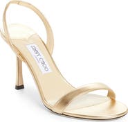 Jimmy Choo Jenn Metallic Slingback Sandal