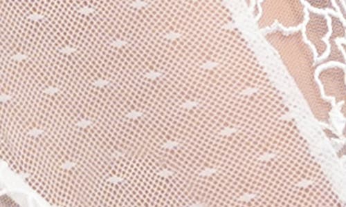 In Bloom By Jonquil Dot Mesh Teddy In White