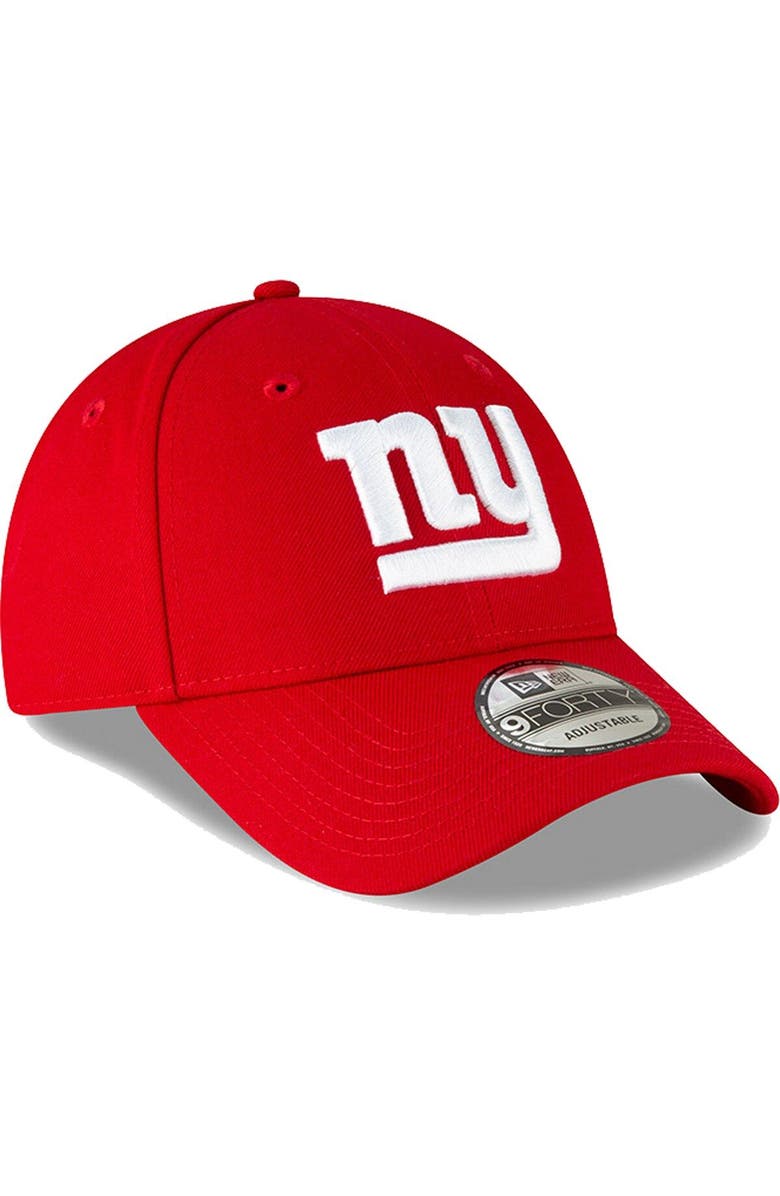 New Era Men's New Era Red New York Giants 9FORTY The League Adjustable Hat, Alternate, color,