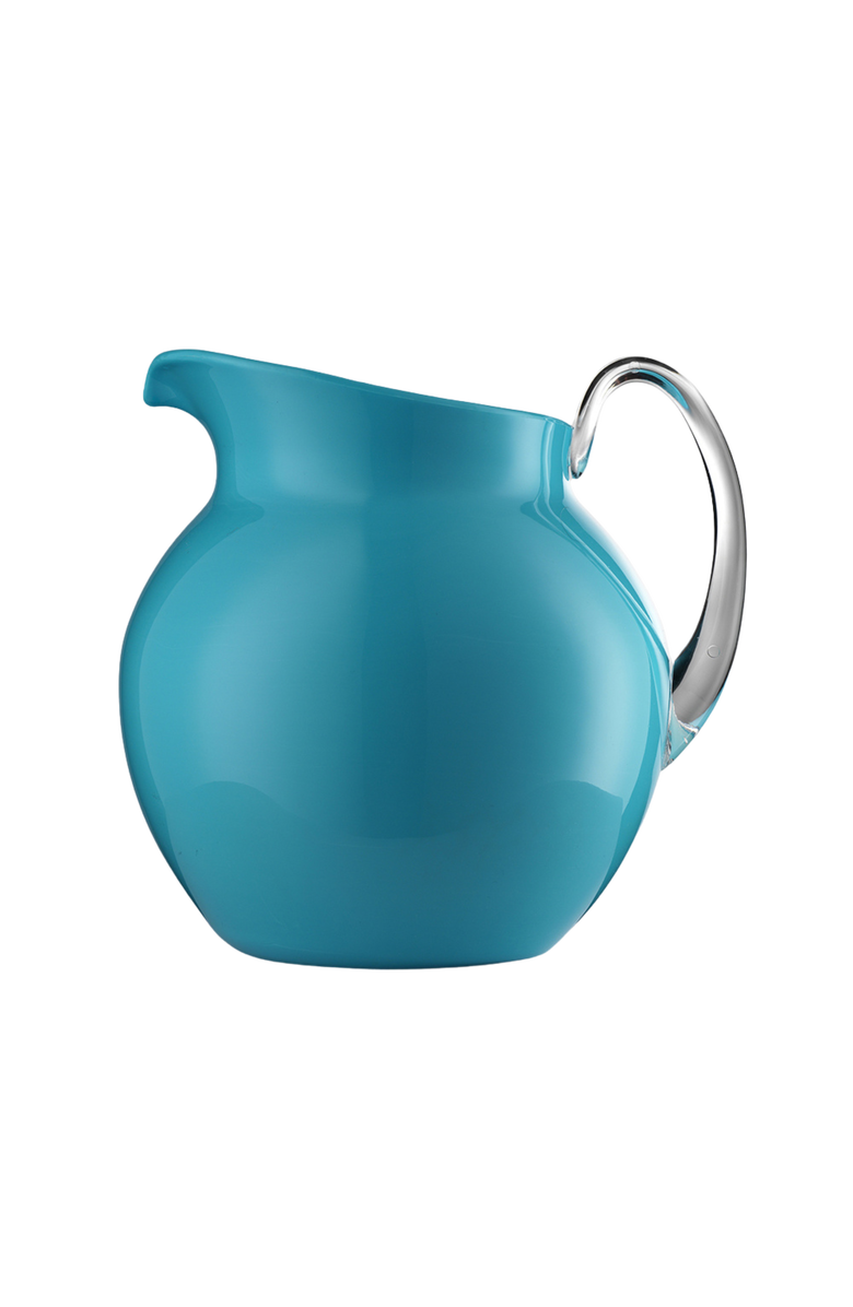 Mario Luca Giusti Palla Glaze Pitcher, Main, color, Turquoise