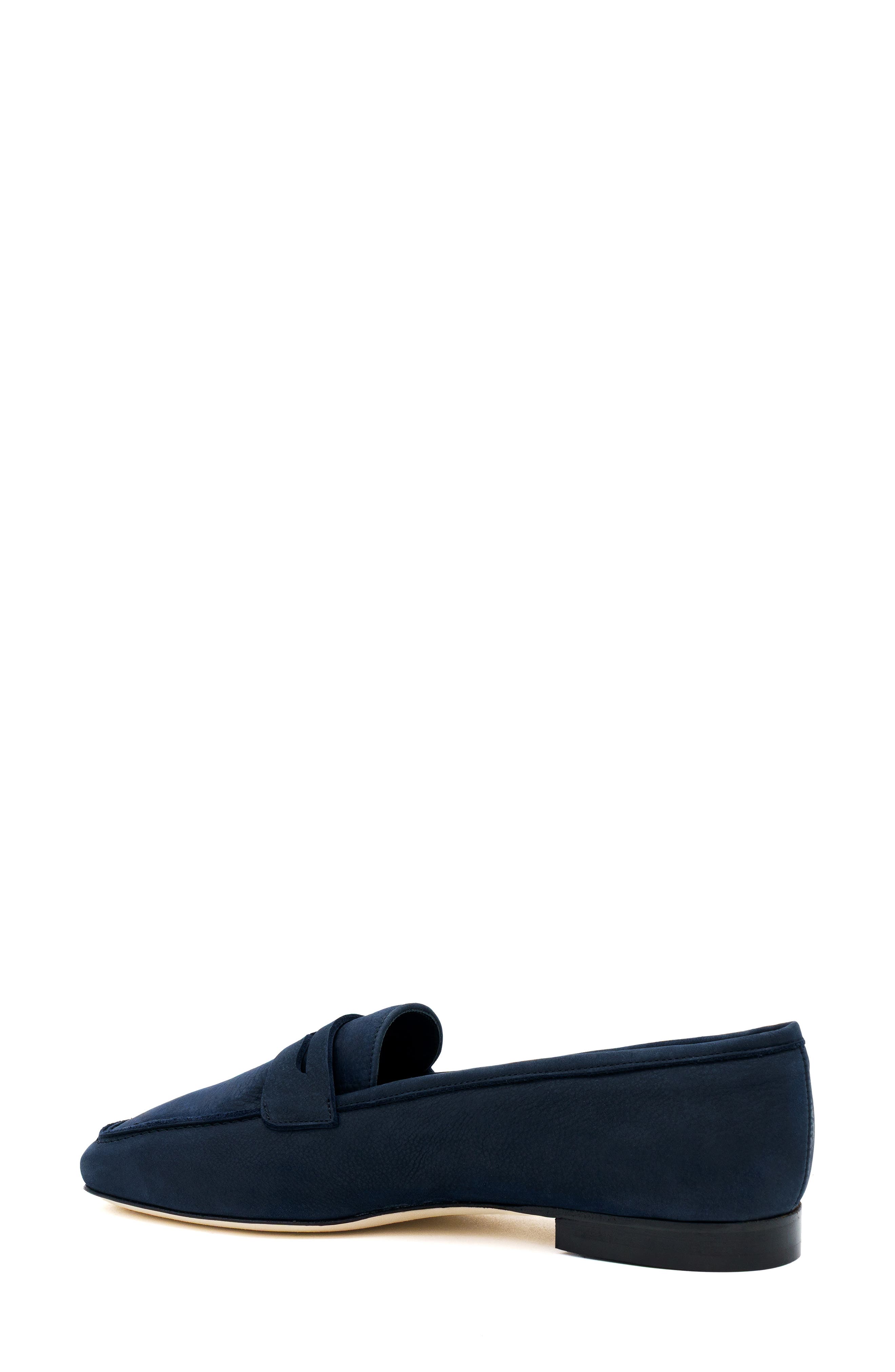 Ganzo Leather Loafer, Alternate, color, NAVY