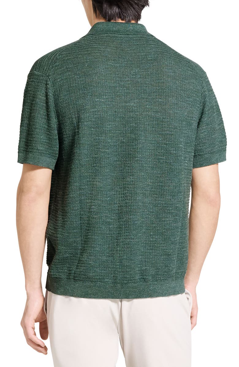 Theory Brenan Linen Blend Polo, Alternate, color, 
