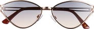 Vince Camuto 142mm Vented Cat Eye Sunglasses