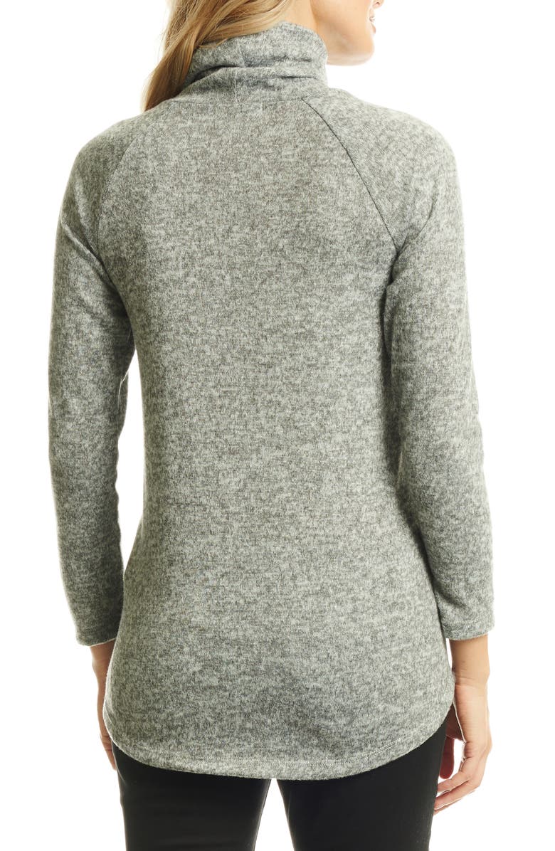 Everly Grey Teresa Maternity/Nursing Turtleneck, Alternate, color, 