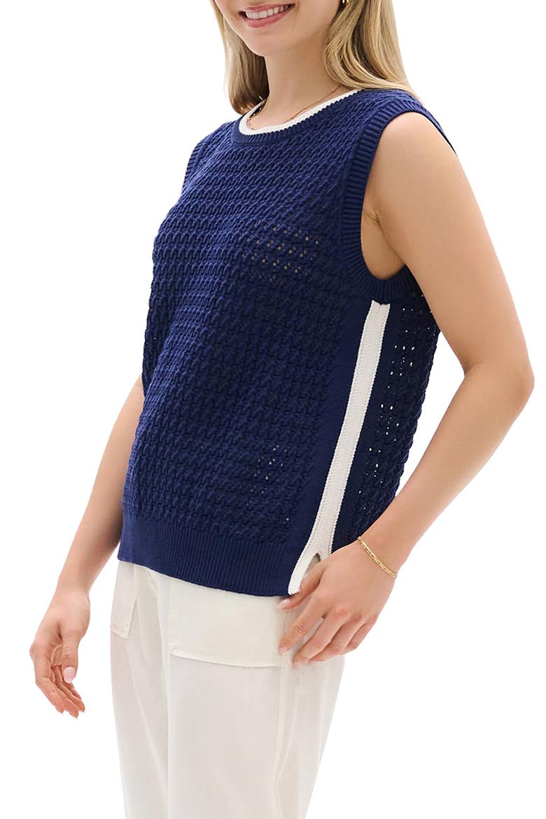 Cruz Cotton Sweater Tank, Alternate, color, PATRIOT BLUE