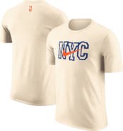 Nike Men's Nike  Natural New York Knicks 2025/26 City Edition Remix Essential Logo T-Shirt