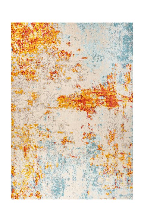 Sunset Modern Abstract Area Rug