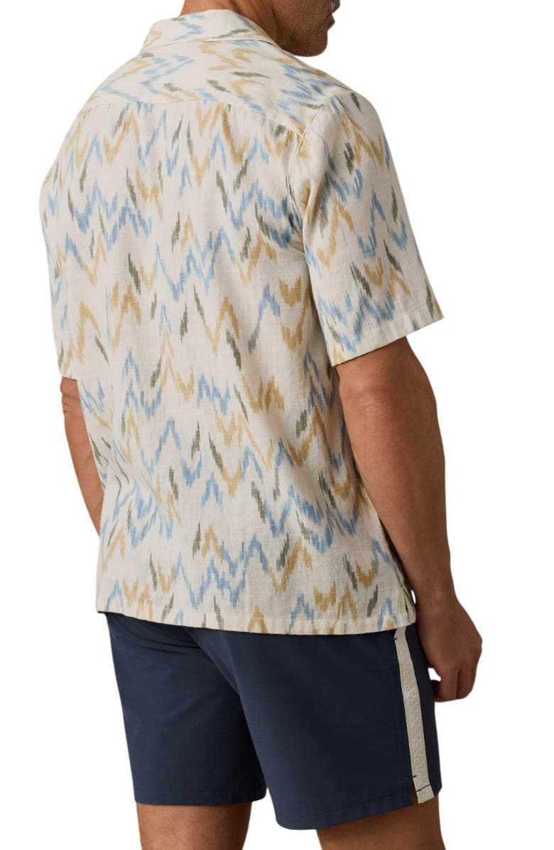 Faherty Organic Cotton Button-Up Camp Shirt, Alternate, color, 