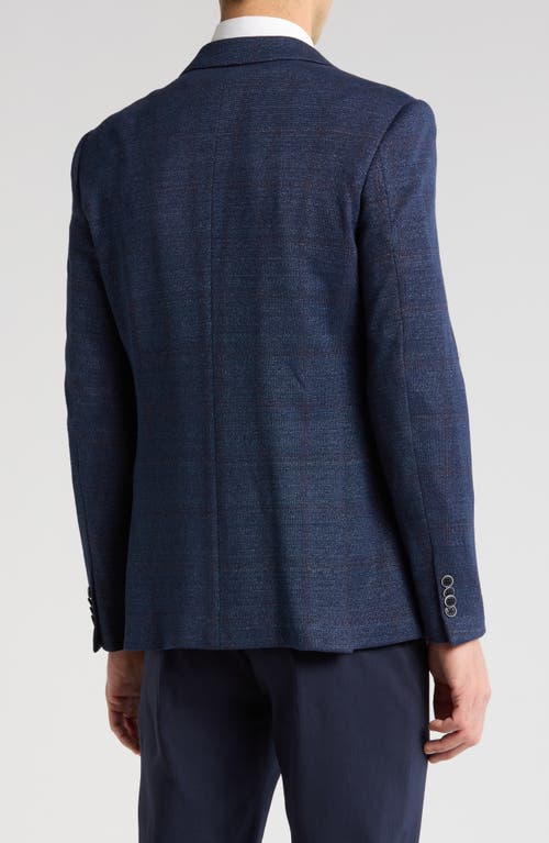John Varvatos Star Usa Solid Cotton & Linen Sport Coat In Navy