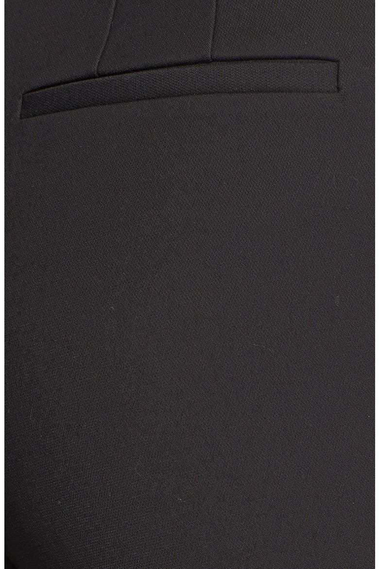 'Sprinza' Wide Leg Crop Pants, Alternate, color, BLACK