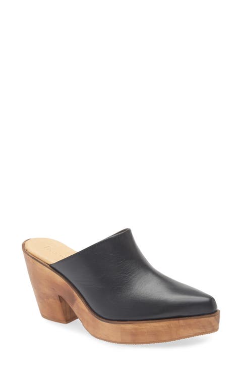 Pointed Toe Platform Mule (Women)