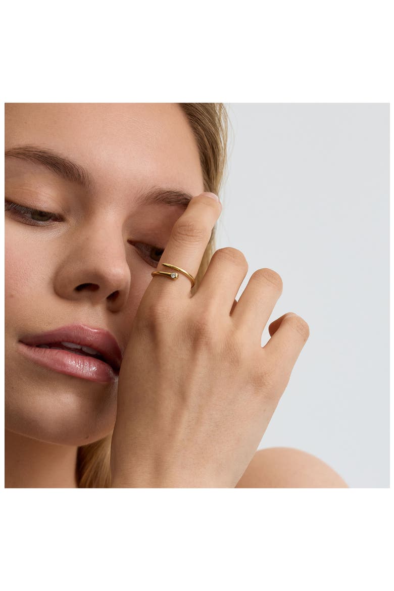 Wave Wrap Ring, Alternate, color, GOLD