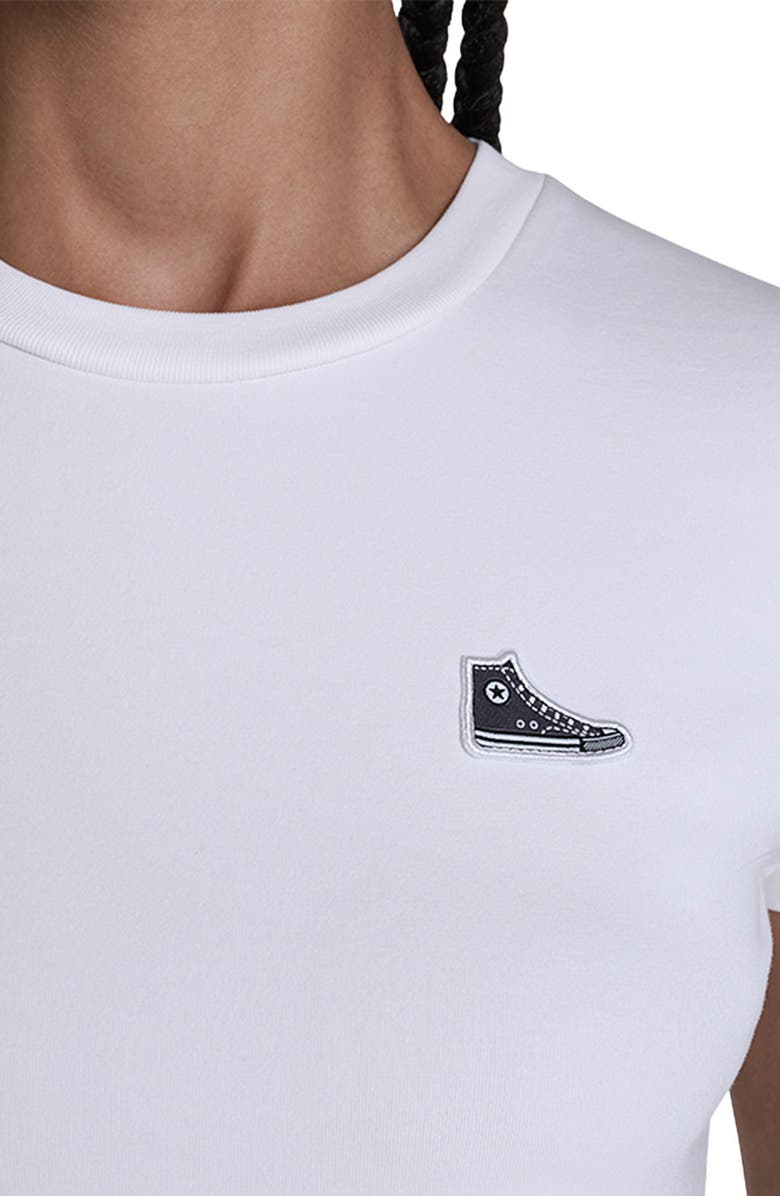 Converse Sneaker Patch T-Shirt, Alternate, color, White 10A