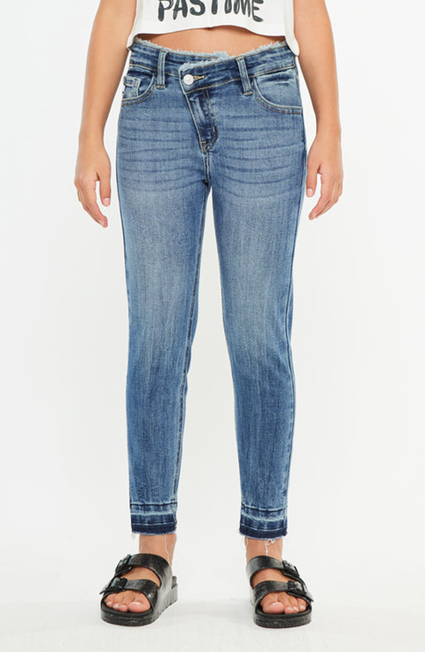Pomey High Rise Ankle Skinny Jeans