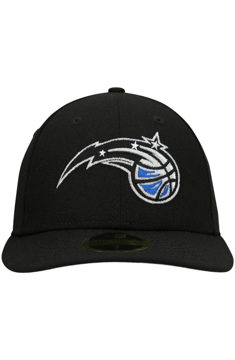 New Era Men's New Era Black Orlando Magic Team Low Profile 59FIFTY Fitted Hat, Alternate, color, 
