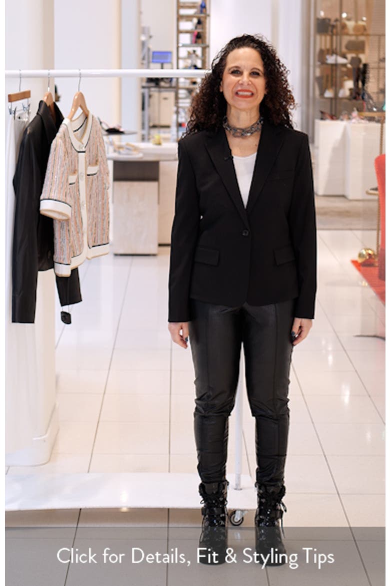 Slim Fit Stretch Wool Blazer video