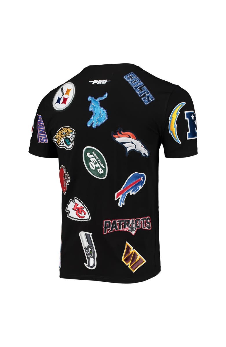 PRO STANDARD Men's Pro Standard Black NFL League Wordmark T-Shirt, Alternate, color, 