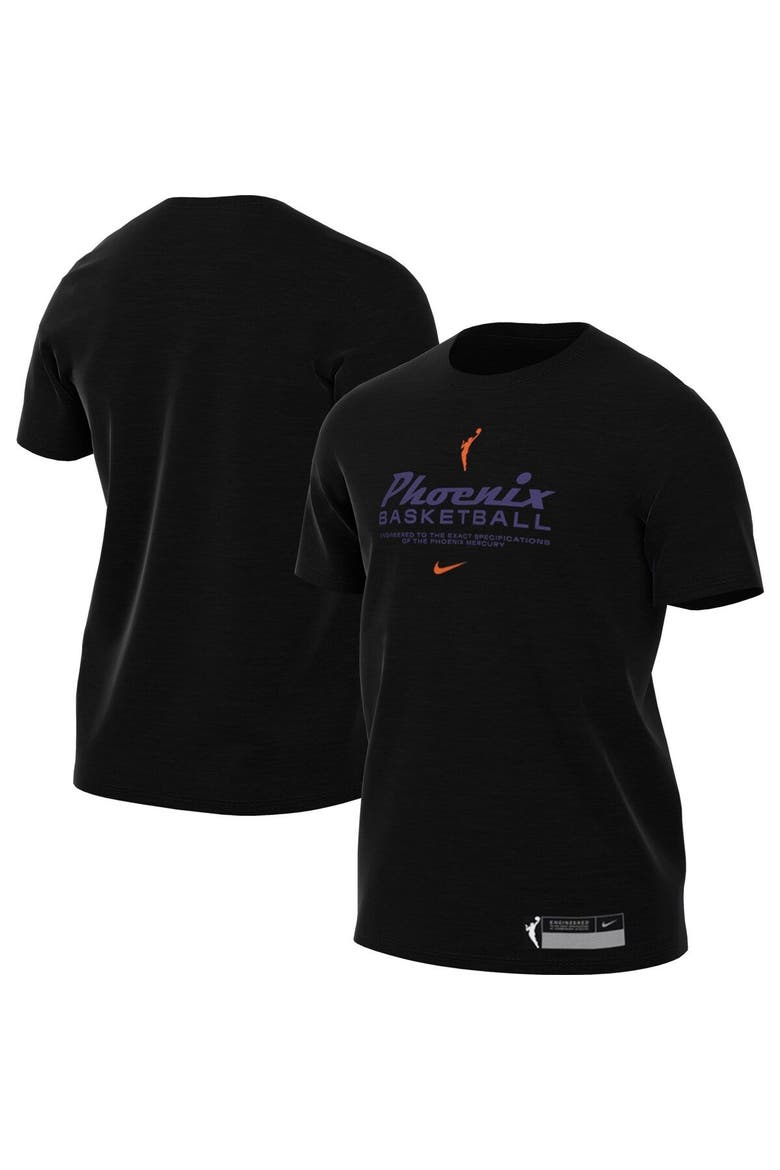Men's Nike  Black Phoenix Mercury On Court Legend Essential Practice T-Shirt, Main, color, Black