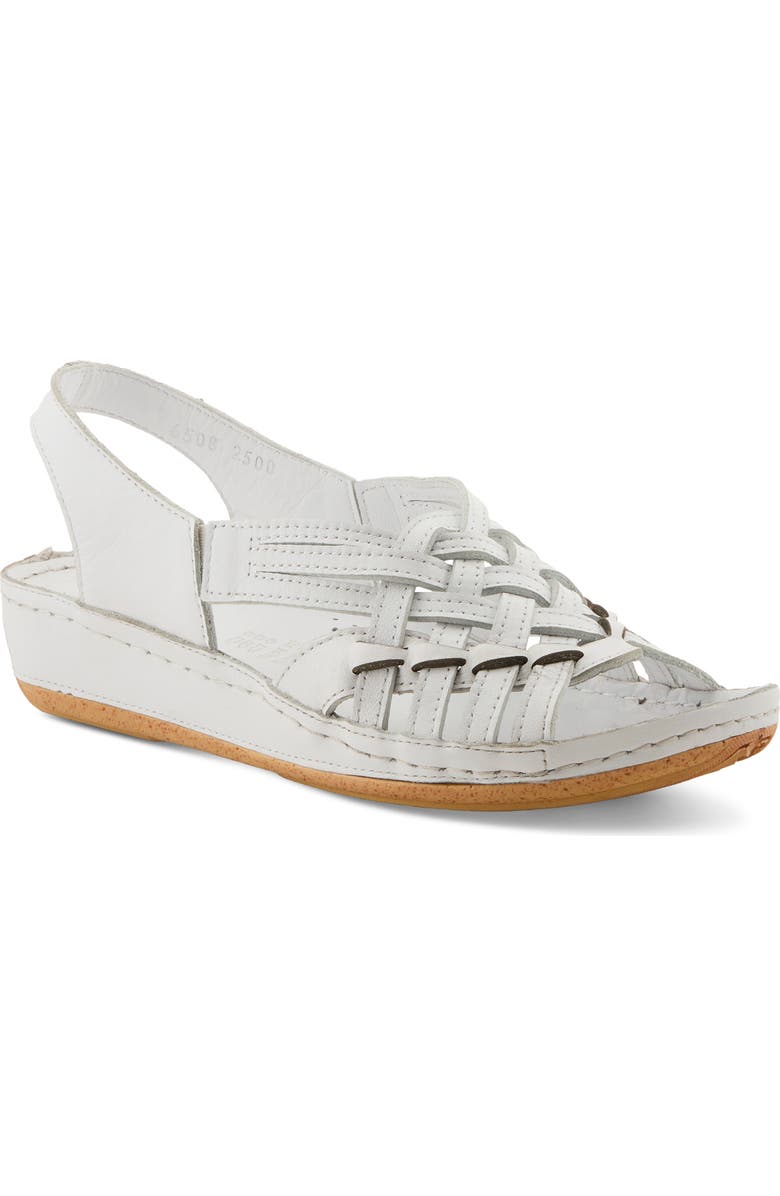 Spring Step Choi Slingback Sandal, Main, color, White