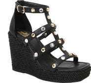 NINETY UNION Panda Caged Platform Wedge Sandal
