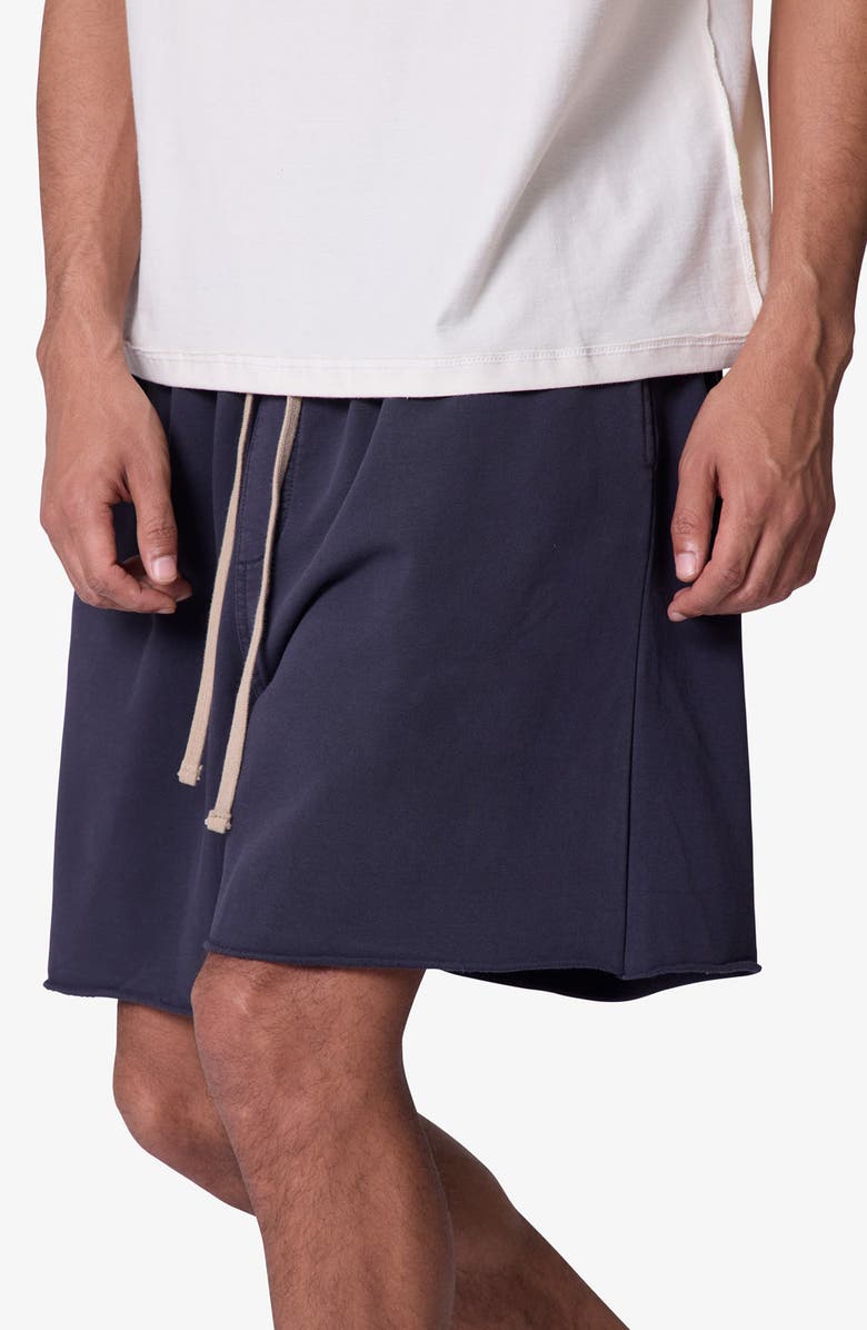 mnml Oversize Cotton Sweat Shorts, Alternate, color, 