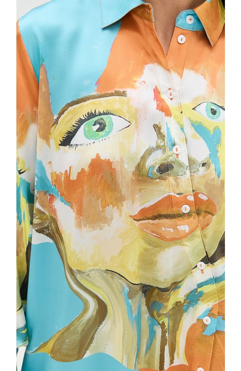 Dur Doux Kesi Maxi Shirt Dress, Alternate, color, Multicolored