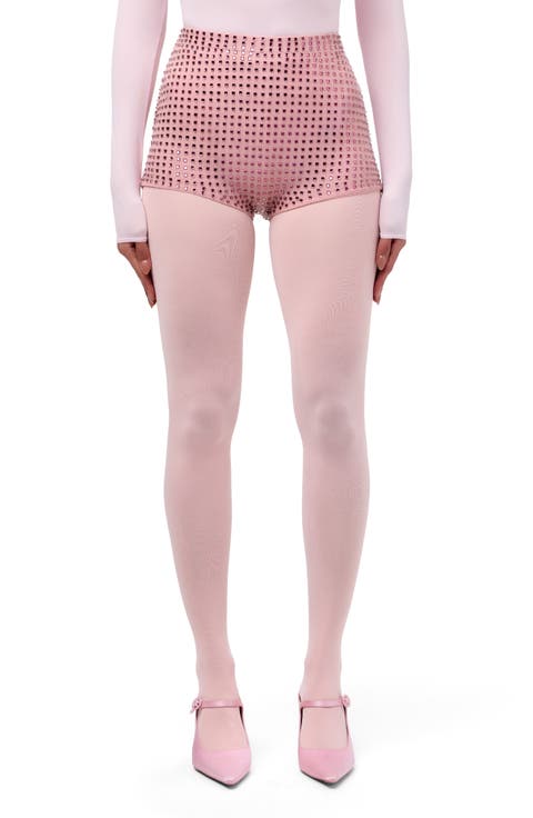 Crystal Studded Shorts