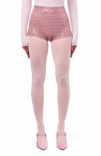 Naked Wardrobe Crystal Studded Shorts