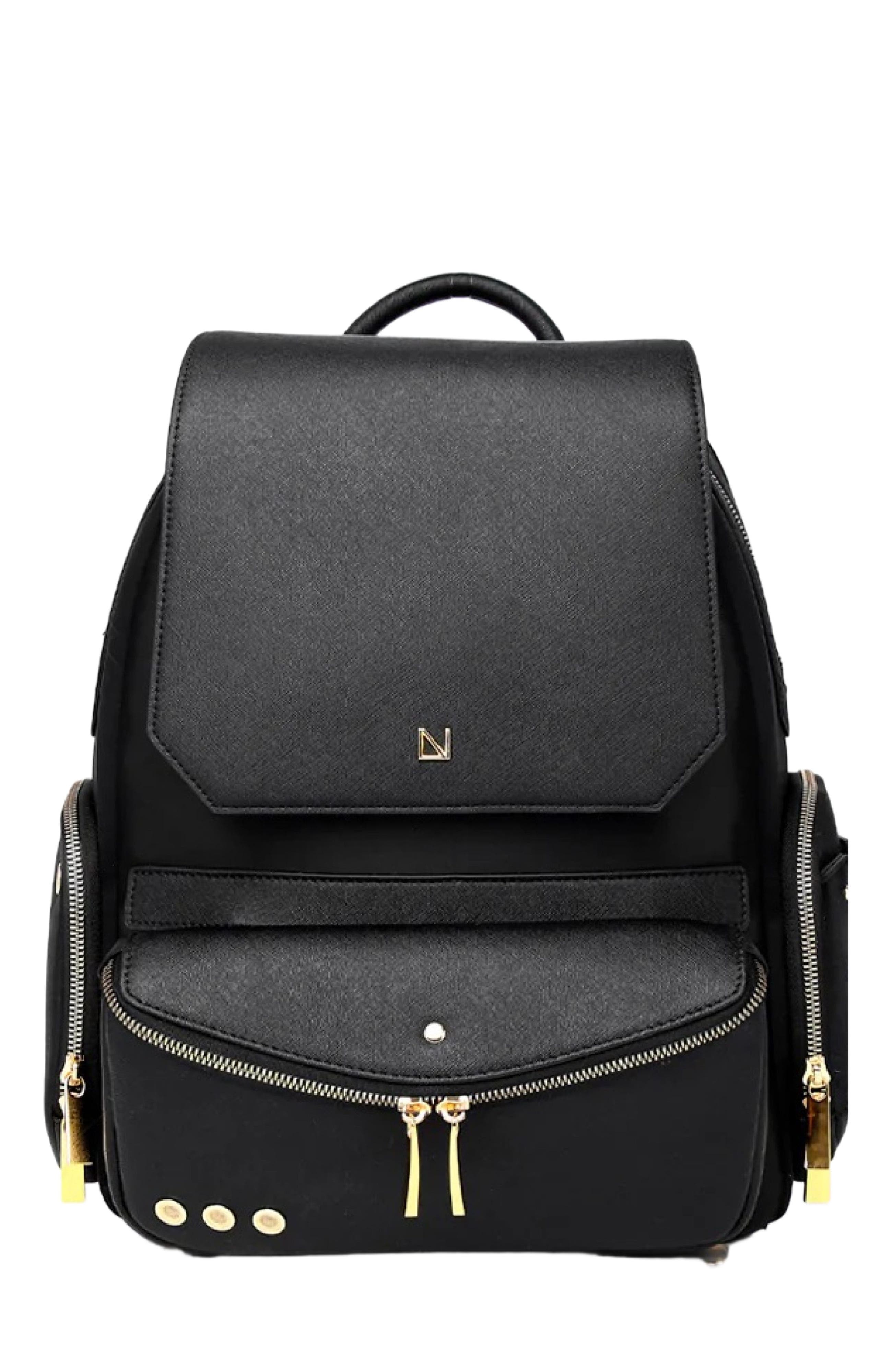 Lux and Nyx Zoe 13-inch Laptop Backpack For Women, Main, color, Black