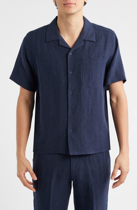 Cuban Linen Camp Shirt