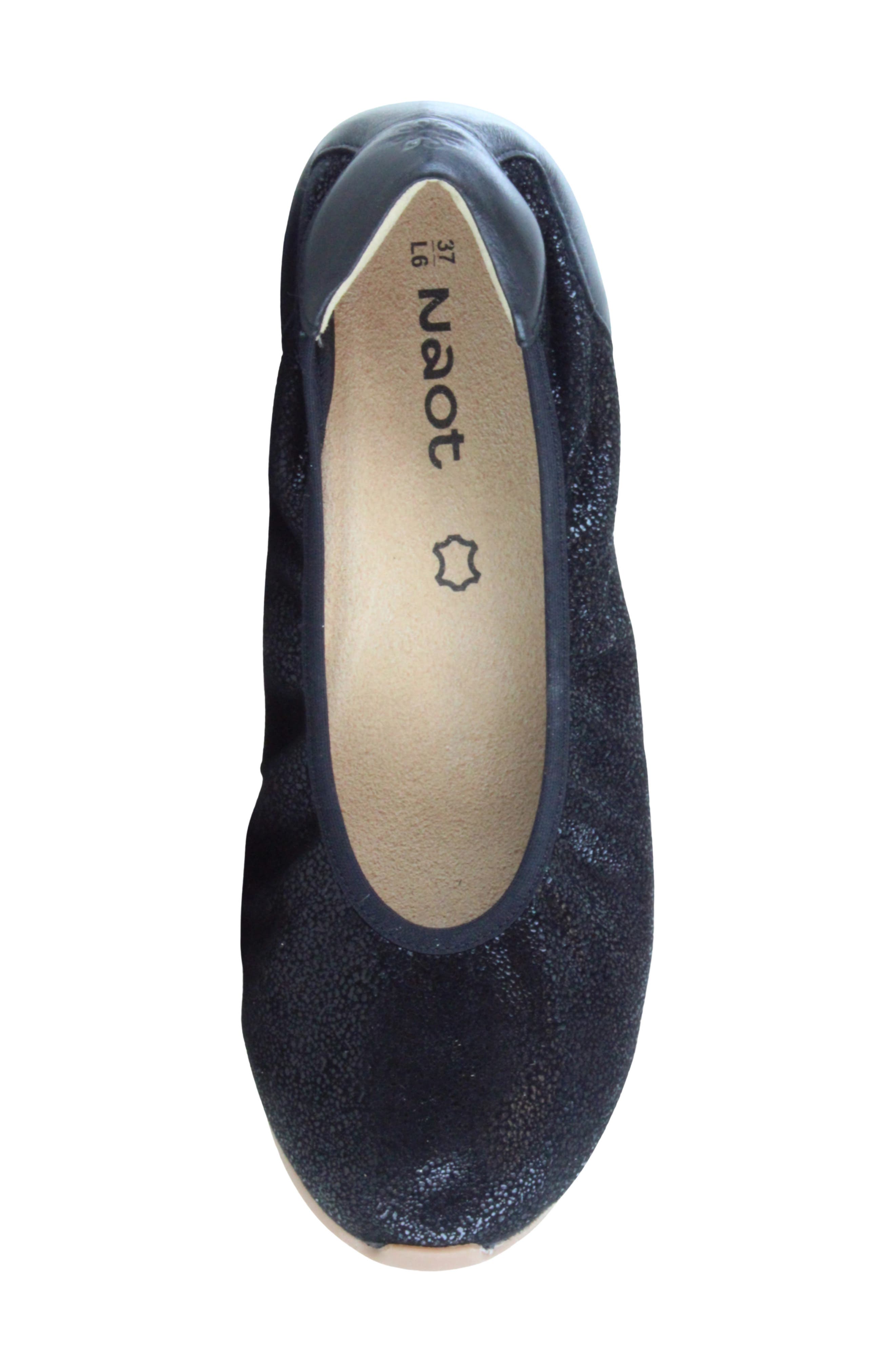 Echo Flat, Alternate, color, BLACK SUEDE