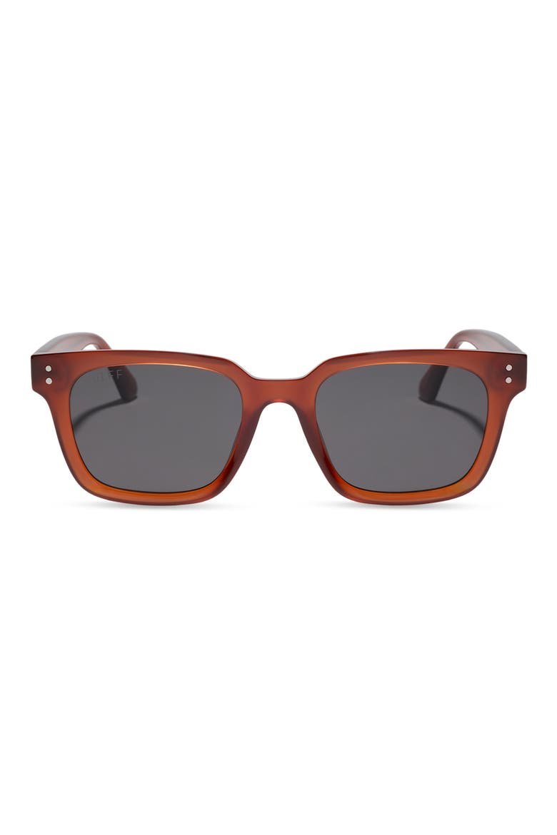 Rhett Square Sunglasses, Main, color, CLAY/ GREY